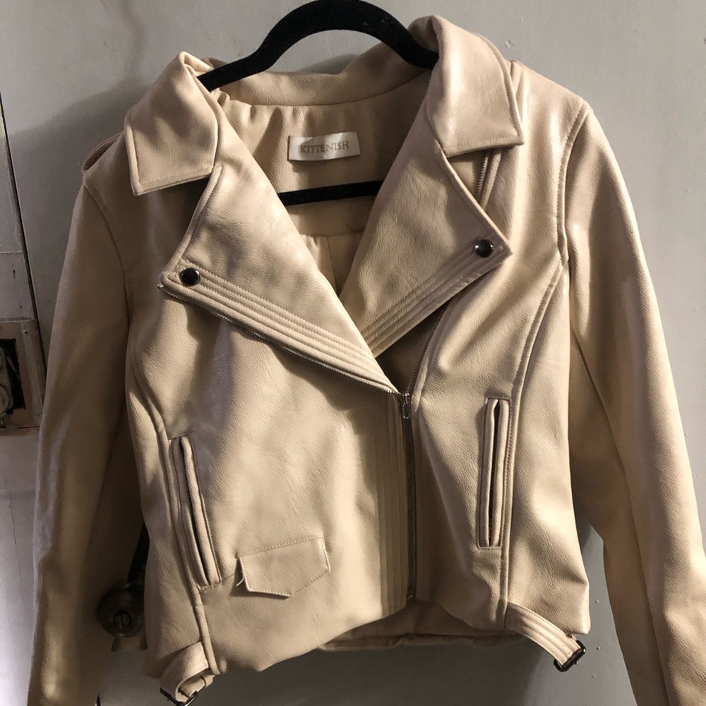 100% polyurethane leather Jacket